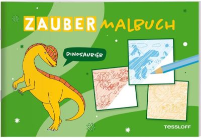 Image of Buch - Zaubermalbuch. Dinosaurier