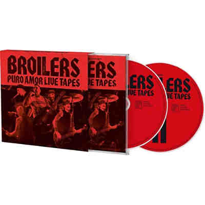CD Broilers - Puro Amor Live Tapes, Limitierte Erstauflage im Pappschuber (2 CD)