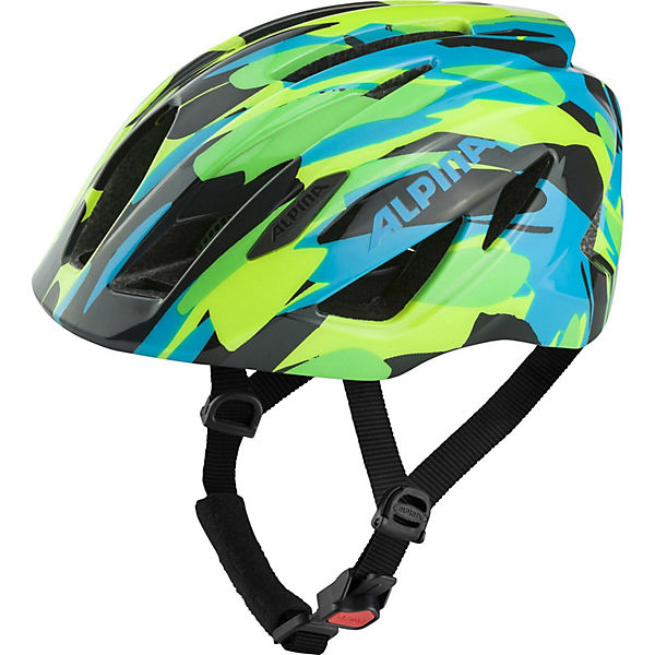 Fahrradhelm Pico, neon-green blue gloss, 50-55