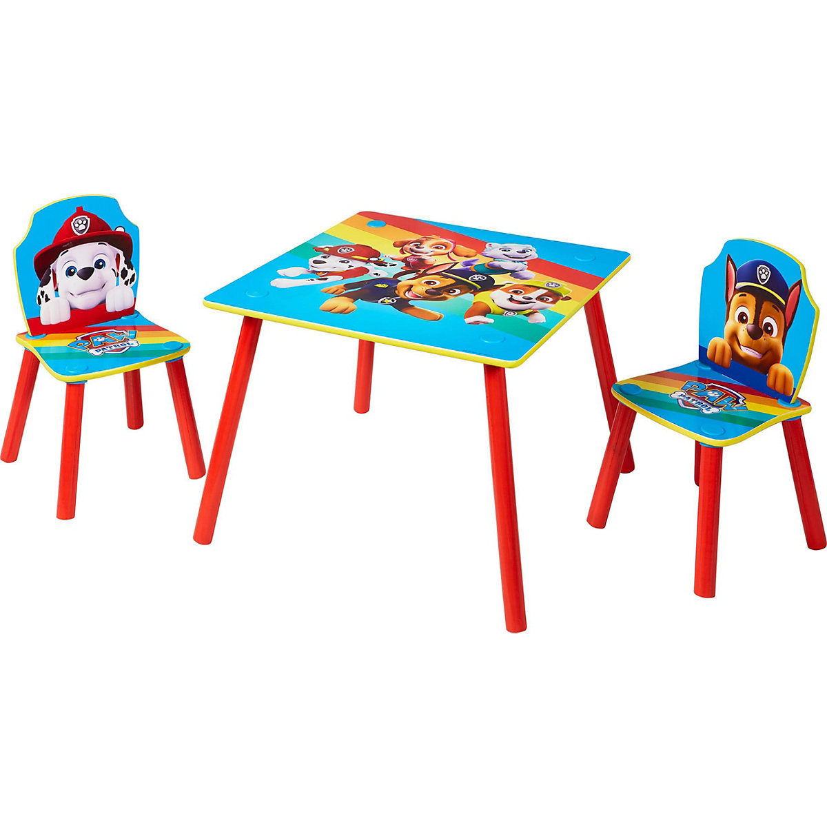 Paw Patrol Kids Table and 2 Chairs Set