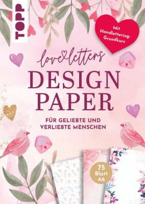 Image of Design Paper Love Letters A6