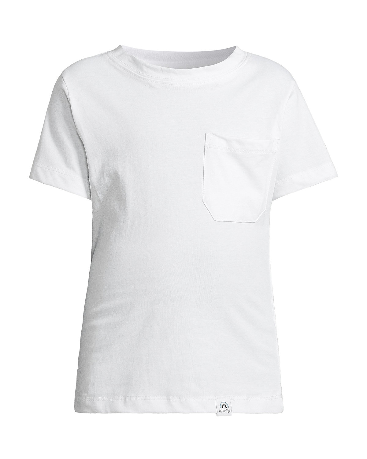 New Life T-Shirt TEE CREW NECK PATCH POCKET T-Shirts MiniU
