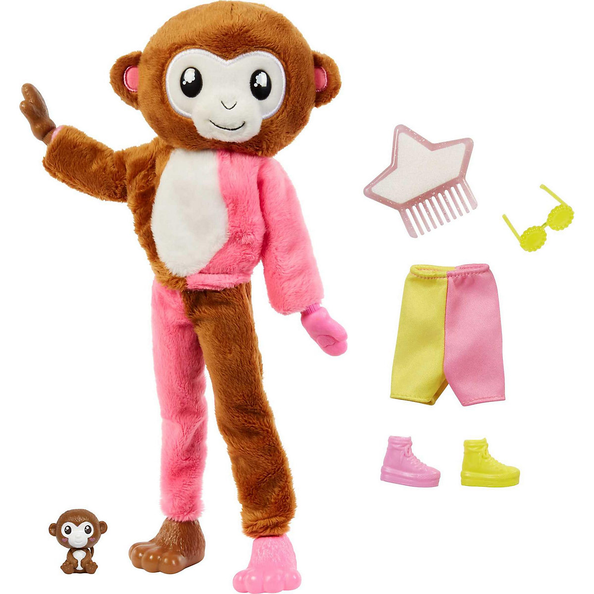Cutie Reveal Barbie Jungle Series Monkey