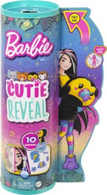 Cutie Reveal Barbie Jungle Series - Toucan, Barbie | myToys