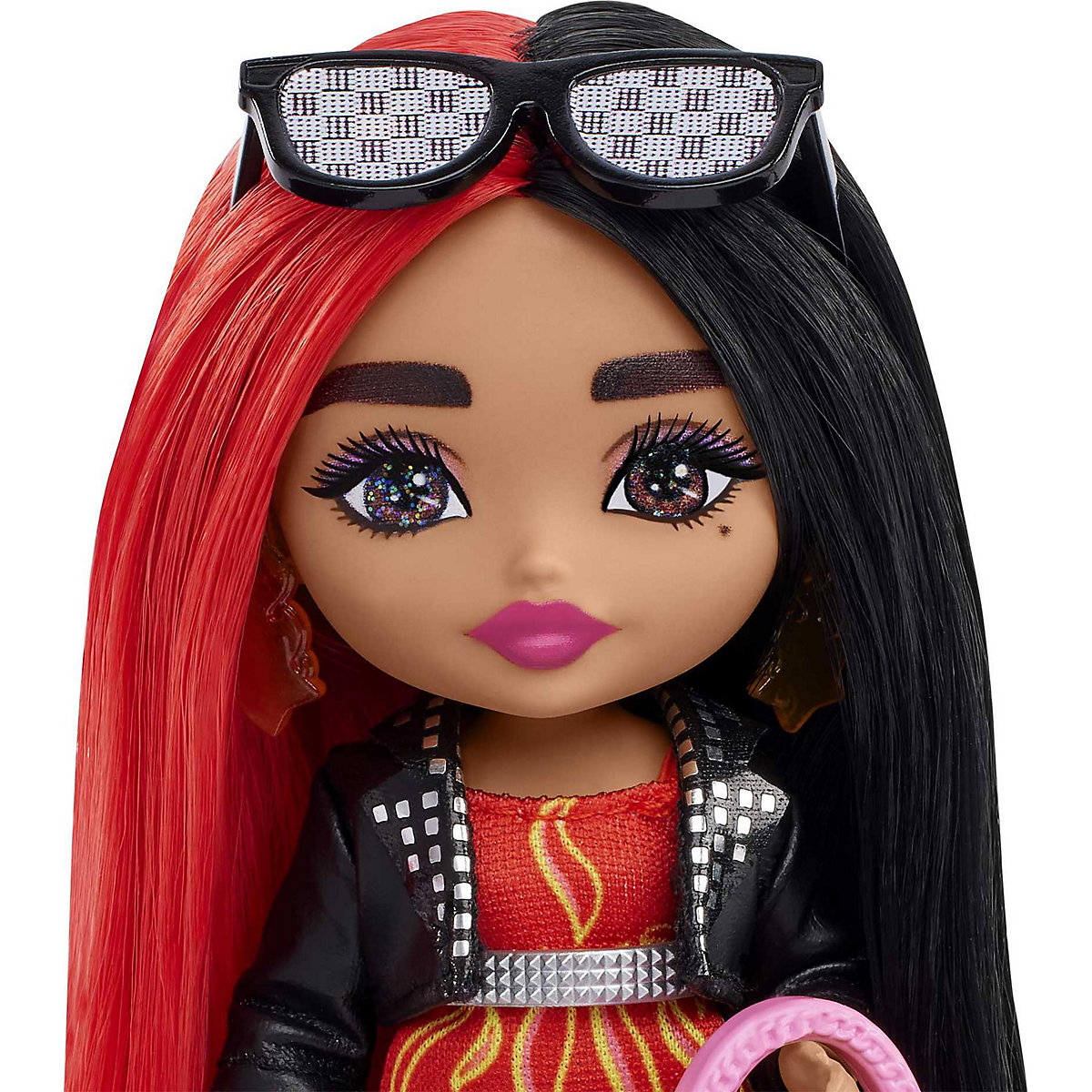 Barbie Extra Mini Doll Red/Black Hair
