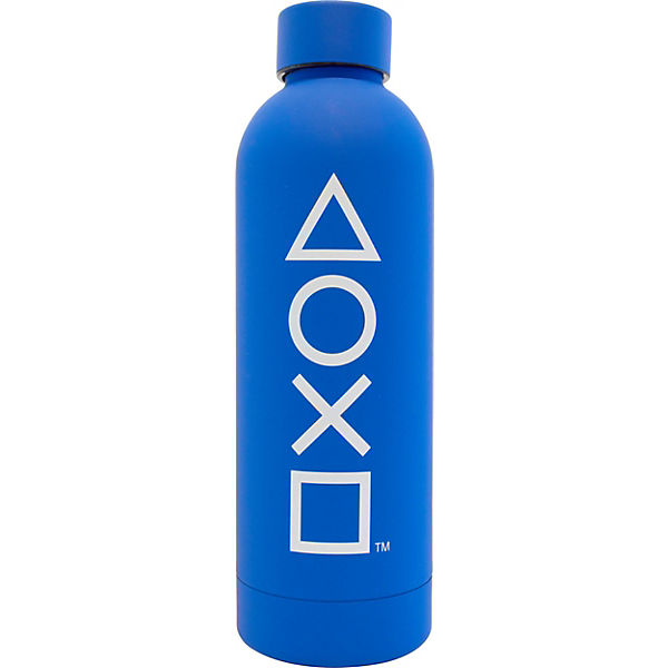 Edelstahl Trinkflasche Playstation blau, 500 ml