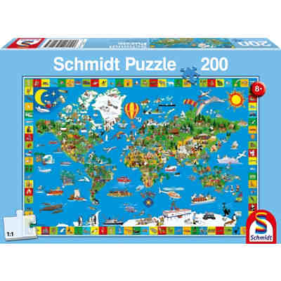 Puzzle 200 Teile Bunte Erde