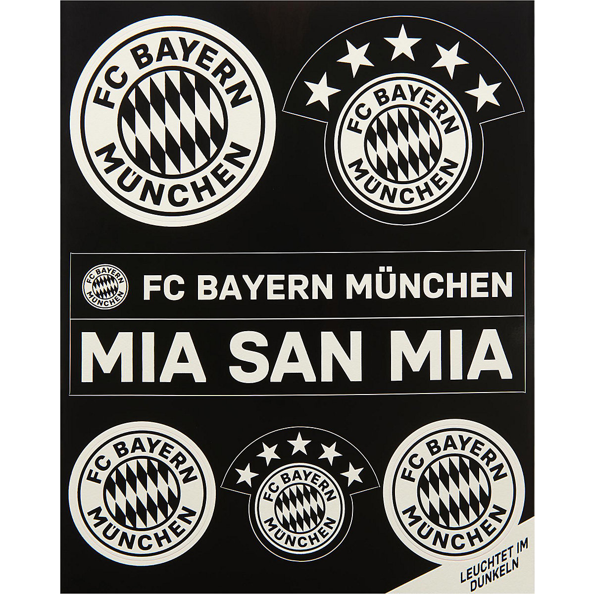 FC Bayern München Leuchtaufkleber-Set