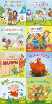 Image of Buch - Pixi-8er-Set 287: Frühling auf dem Bauernhof (8x1 Exemplar), 8 Teile