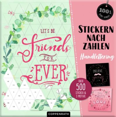 Image of Stickern nach Zahlen Handlettering-Look