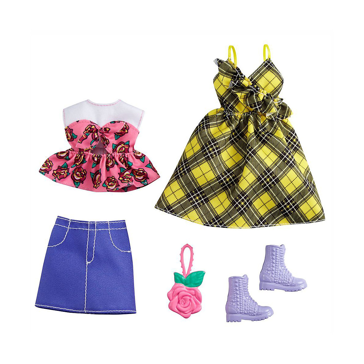 Set Rock N Rose | Puppen-Kleidung | Mattel | Trend Mode