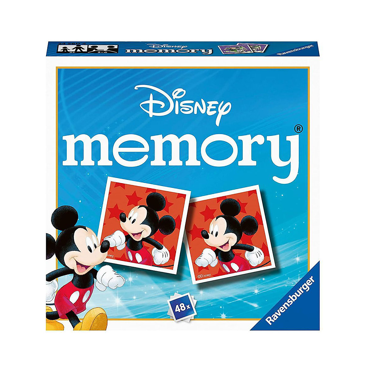 Disney Mini Memory® | Classic | 48 Karten | Ravensburger | Legespiel
