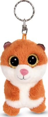 Image of Schlüsselanhänger GLUBSCHIS Hamster Stubbi, 9 cm braun