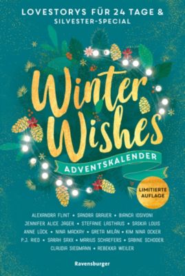 Image of Buch - Winter Wishes. Ein Adventskalender. Lovestorys 24 Tage plus Silvester-Special (Romantische Kurzgeschichten jeden Tag bis Weihnachten) Kinder