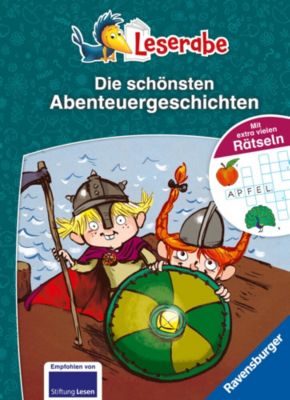 Image of Buch - Die schönsten Abenteuergeschichten mit extra vielen Rätseln - Leserabe ab 1. Klasse - Erstlesebuch Kinder ab 6 Jahren Kinder