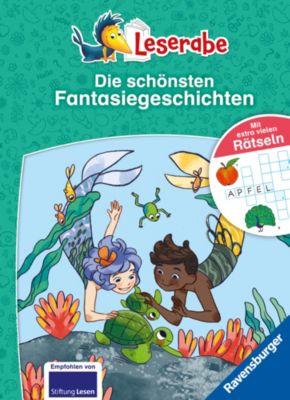 Image of Buch - Die schönsten Fantasiegeschichten mit extra vielen Rätseln - Leserabe ab 1. Klasse - Erstlesebuch Kinder ab 6 Jahren Kinder