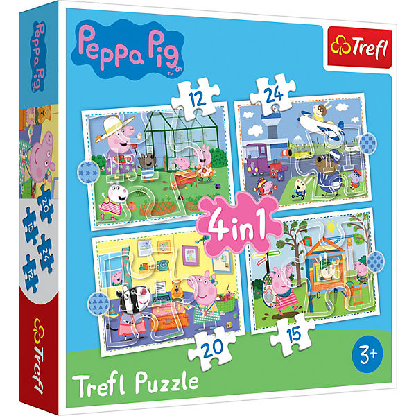 Peppa Pig 4 in 1 Puzzle 0