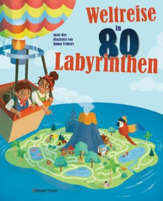 Image of Buch - Weltreise in 80 Labyrinthen. Für Kinder ab 7 Jahren