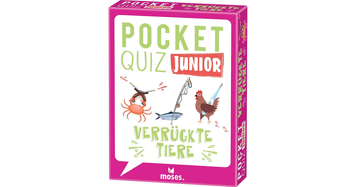Image of Buch - Pocket Quiz junior Verrückte Tiere