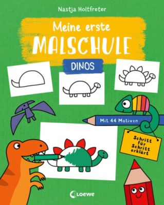 Image of Buch - Meine erste Malschule - Dinos