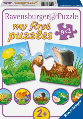 Ravensburger Puzzle Liebenswerte Tiere My First Puzzles Kinderpuzzle 2 Teile 