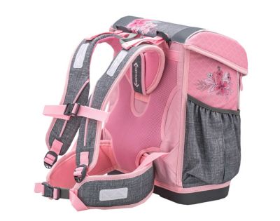Belmil Schulranzen Customize-me Schulranzen Set 4-teilig mit Brustgurt Hüftgurt Elegant
