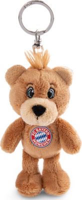 Image of Schlüsselanhänger FC BAYERN MÜNCHEN Bär Berni 10cm braun