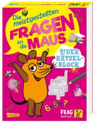 Image of Buch - Frag doch mal ... die Maus: Die meistgestellten Fragen an die Maus - Der Rätselblock