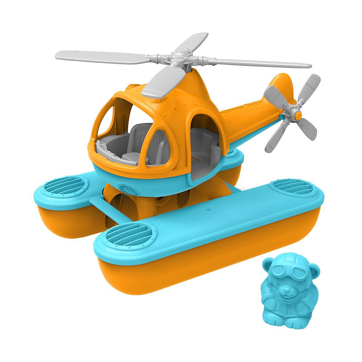 Green Toys Wasserhelikopter Oberseite