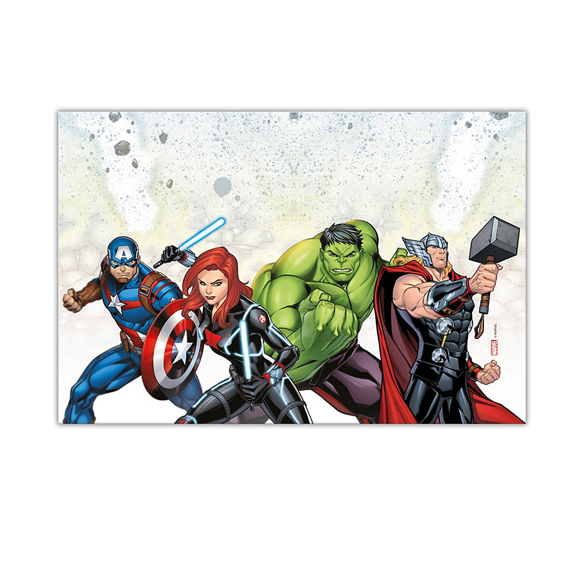 Procos Tischdecke Marvel Avengers 120x180cm aus Kunststoff