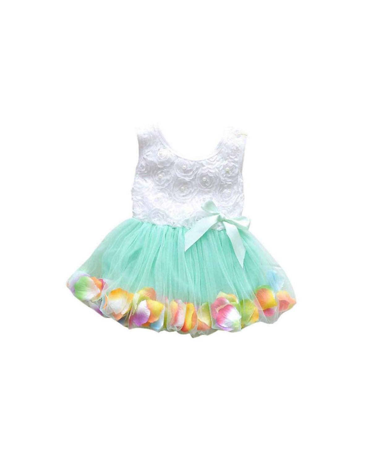 frler Baby Kleid Blütenblätter Kleider für Mädchen