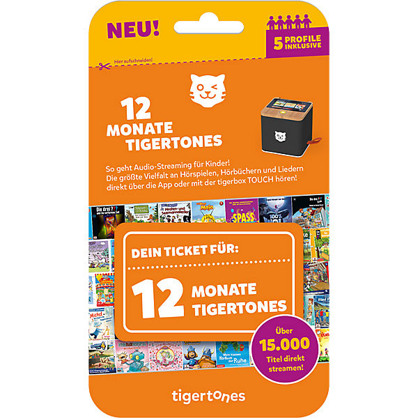 Tigertones - Ticket 12 Monate