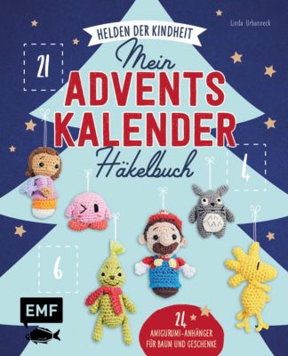 Image of Mein Adventskalender-Häkelbuch: Helden der Kindheit - Merry X-Mas