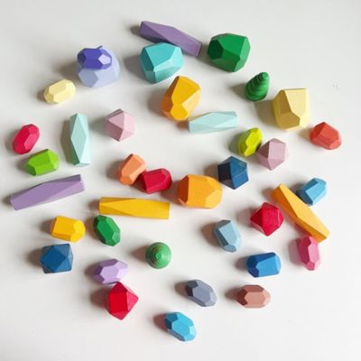 Stapelsteine Balanciersteine Holzspielzeug für Kinder, Vetaka myToys