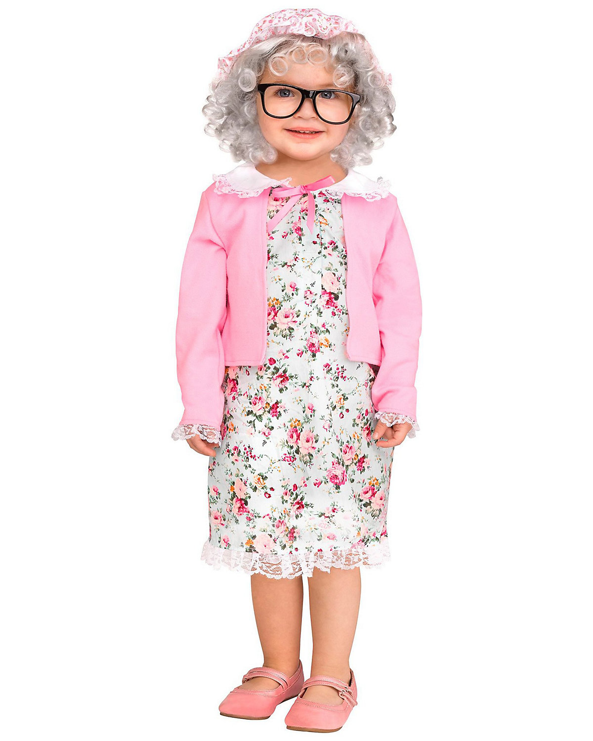 Fun World ® Kleine Oma Kostüm für Mädchen