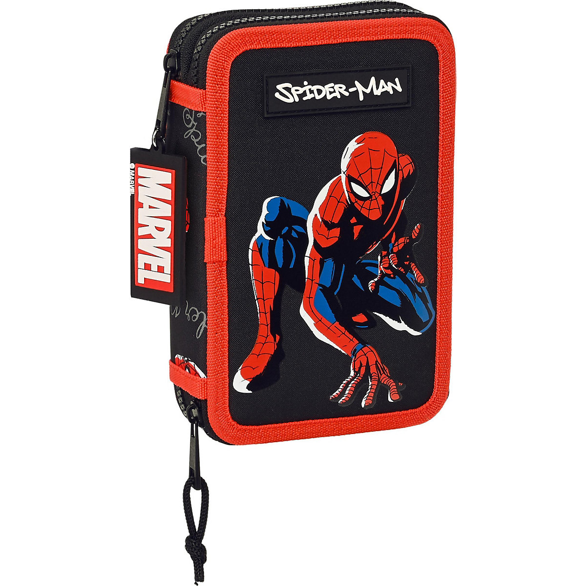 Doppel-Federmäppchen Spider-Man HERO befüllt 28-tlg.