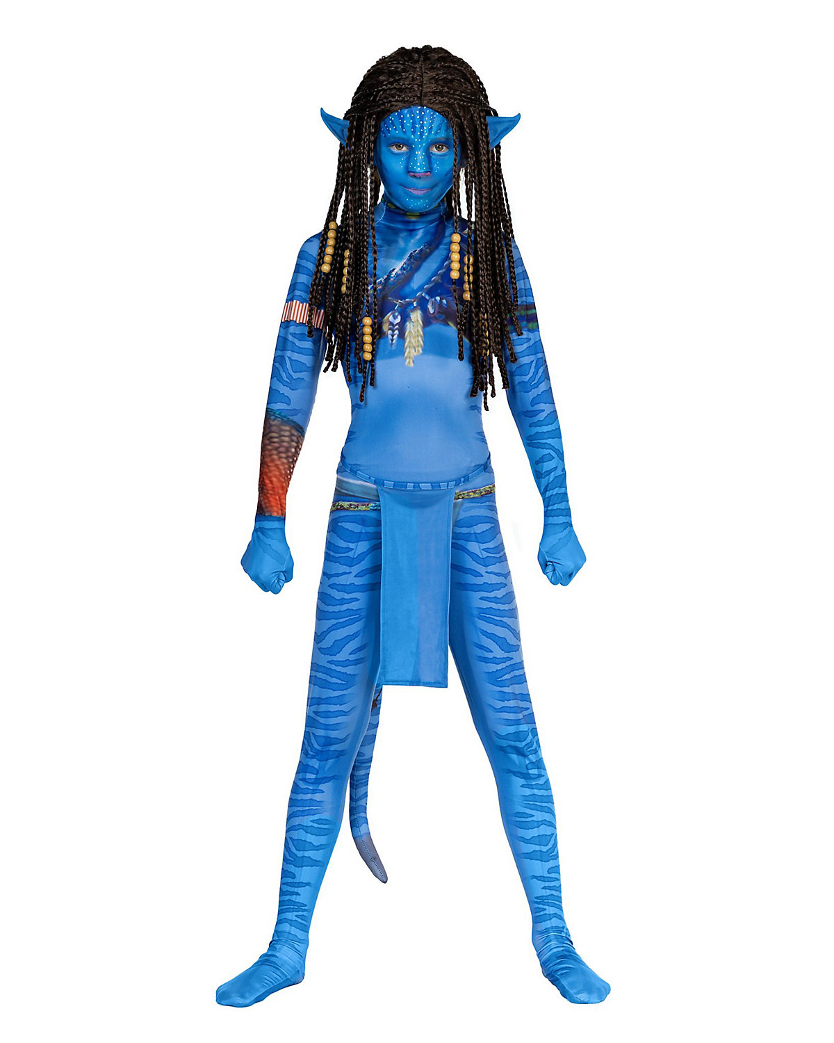 Maskworld Blaue Stammeskriegerin Kostüm für Mädchen