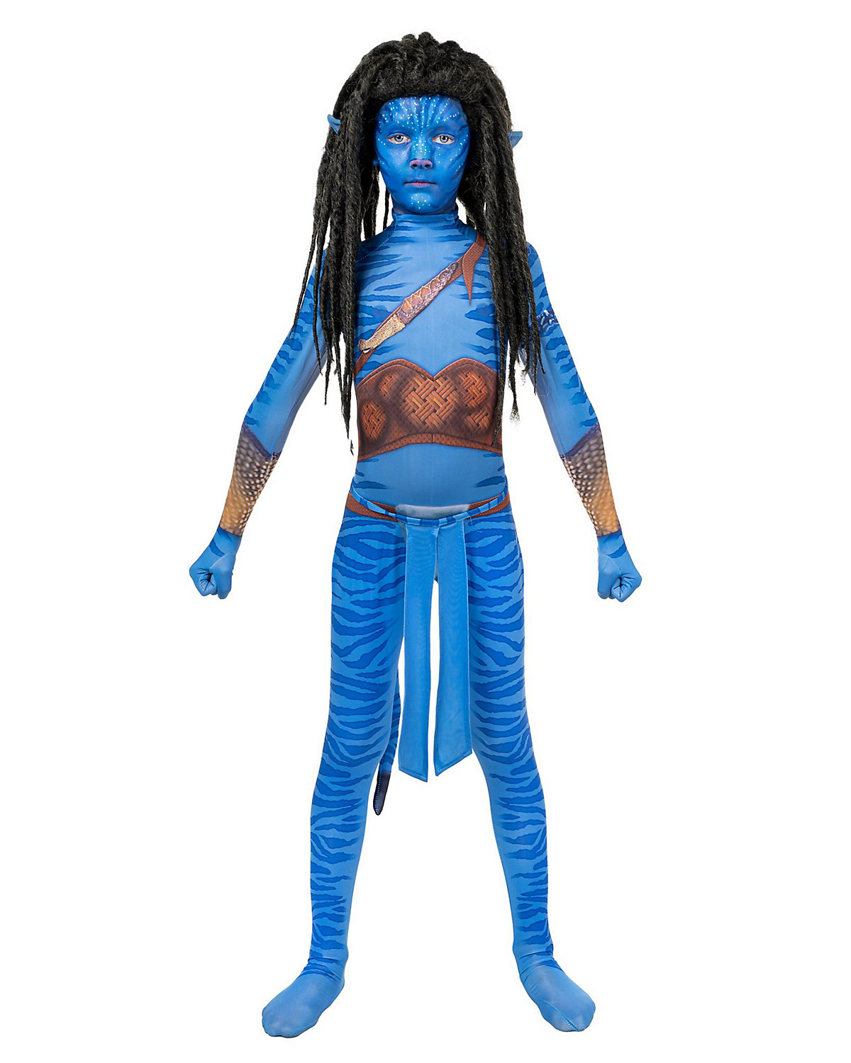 Maskworld Blauer Stammeskrieger Kostüm für Jungen