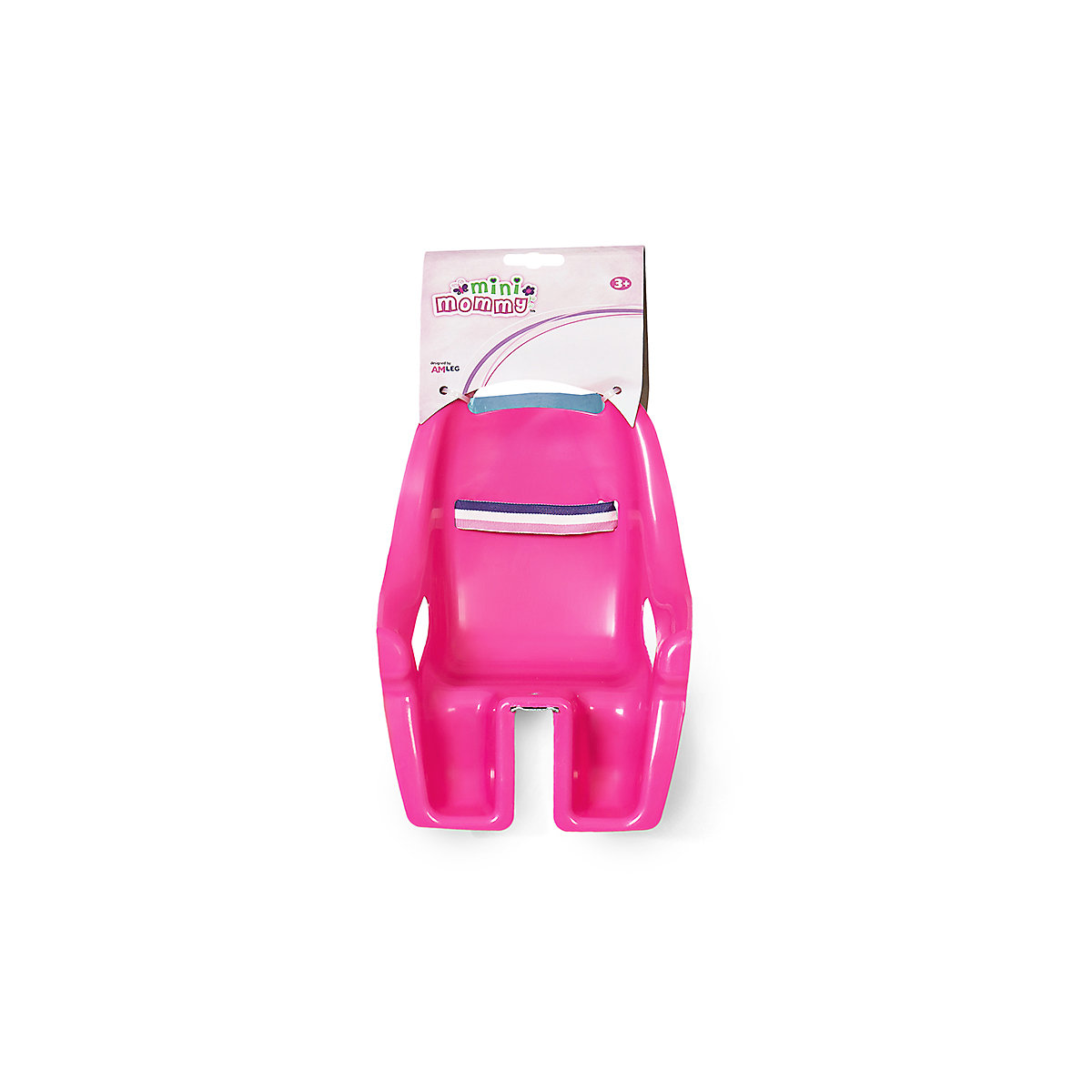 MAMAMEMO Fahrradsitz für Puppen – Pink