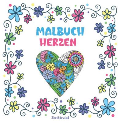 Image of Buch - Mandala Malbuch Erwachsene und Kinder ab 10 Jahren mit Blumen und Herzen Erwachsene