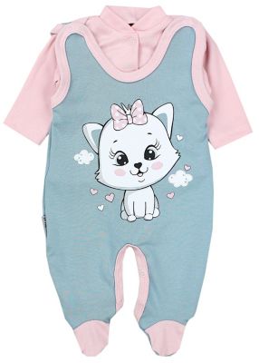 TupTam Baby Unisex Strampler-Set mit Aufdruck Spruch 2-tlg für Kinder