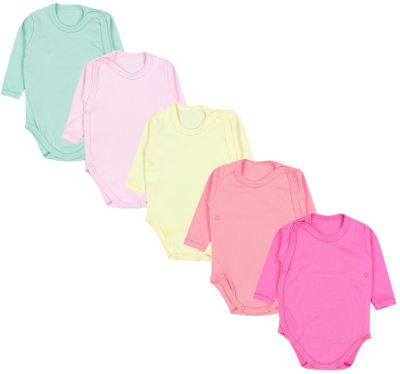 TupTam Baby Langarm Wickelbody 5er Pack für Kinder