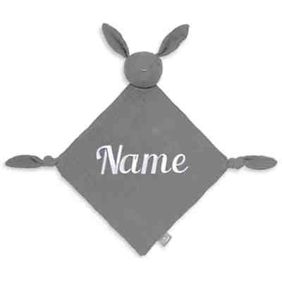 Schnuffeltuch Hase mit Namen bestickt personalisiert