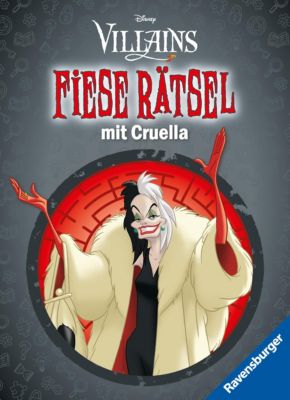 Image of Buch - Ravensburger Disney Villains: Fiese Rätsel mit Cruella - Knifflige Rätsel kluge Köpfe ab 9 Jahren Kinder