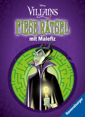 Image of Buch - Ravensburger Disney Villains: Fiese Rätsel mit Maleficent - Knifflige Rätsel kluge Köpfe ab 9 Jahren Kinder