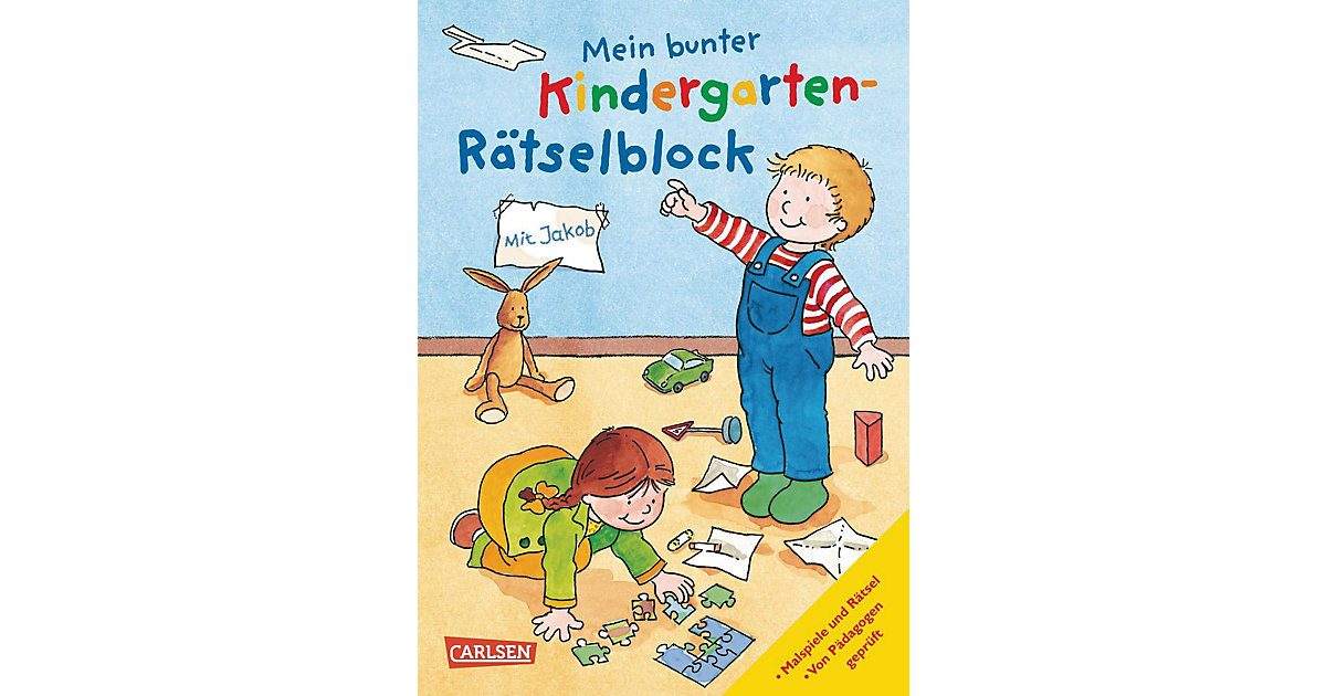 Buch - Mein bunter Kindergarten-Rätselblock