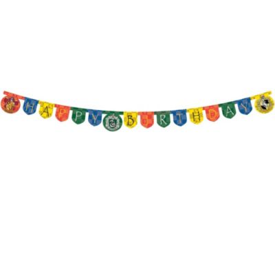 Girlande Banner Harry Potter Hogwarts Häuser, 2m, Procos | myToys