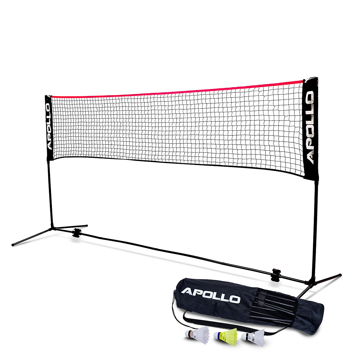 APOLLO Badminton und Volleyball Netz 300cm | 400cm | 500cm
