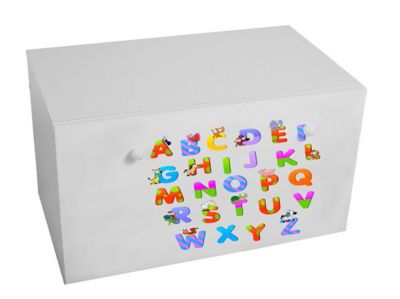 Spielzeugtruhe Sitztruhe Inga 70cm Motiv wählbar mit 1 Schublade