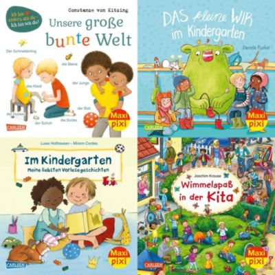 Image of Buch - Maxi-Pixi-4er-Set 95: Neues aus dem Kindergarten (4x1 Exemplar)